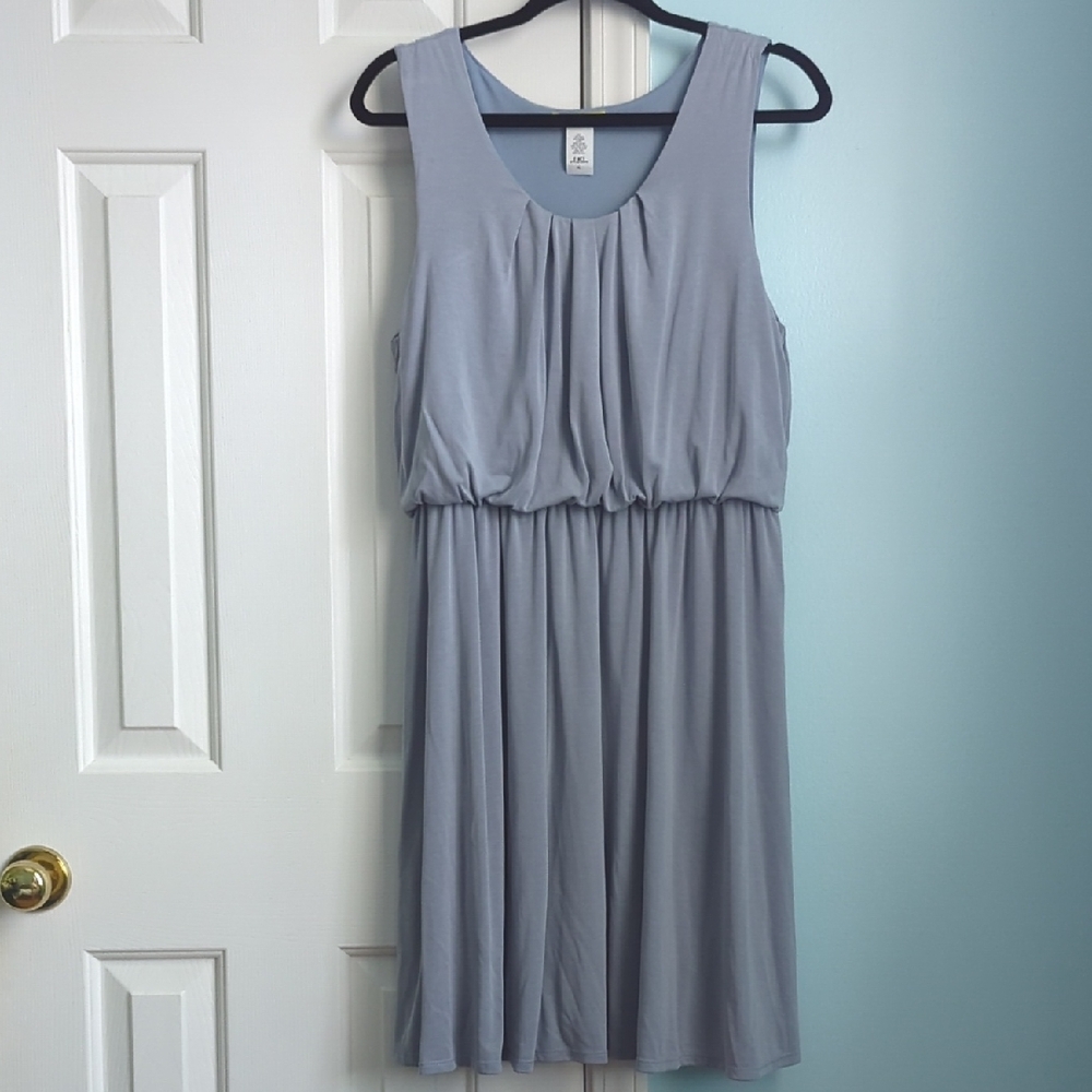 Yellow Star Light Blue Top with Scoop Neckline